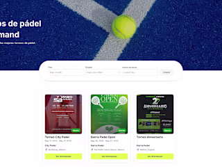 Tourney.mx | Tournament Marketplace & Sports Club Management App