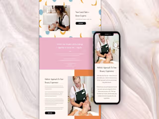 Wix Website Design For A Beauty Salon
