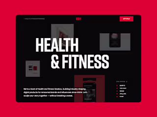 Landing Page for a Design Agency