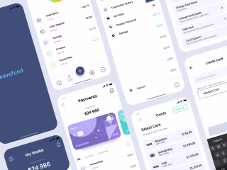 Wavefund | Brand Identity and App UI Design