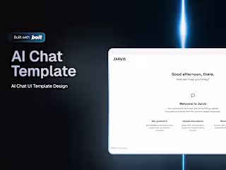 Jarvis - AI Assistant Interface Template