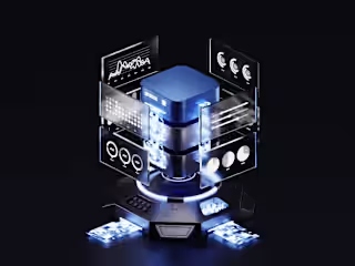 Futuristic Data Core – 3D Animation
