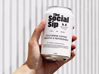 The Social Sip Café | Visual identity