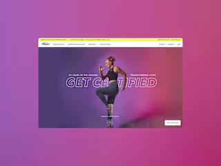 NASM E-commerce Website Redesign