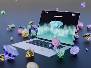 Crypto Gems Alliance NFT 3D Web Showcase