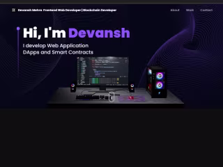 Portfolio web application 