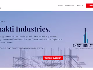 Website for Shakti Industries