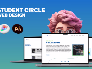 Modern Student Circle Website UI ⚡️