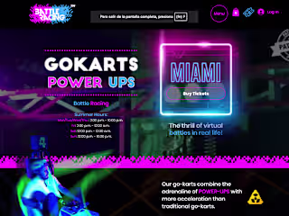 Website development for ticket purchase