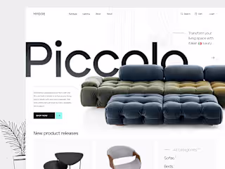 HYGGE eCommerce website design