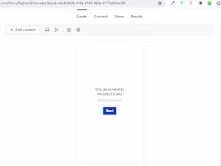 Prospect form
