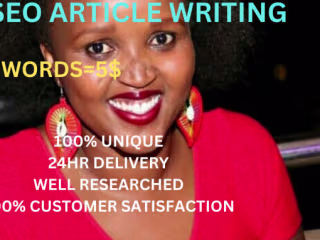 I will write SEO articles or website content up to 600 words