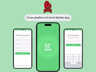 FinTech react native mobile app with Django Backend
