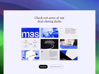 Pitch design website
