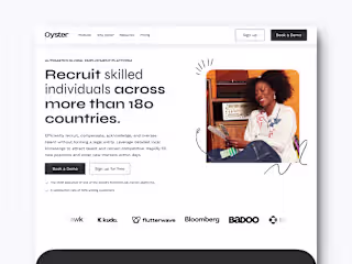 Oyster Website UI