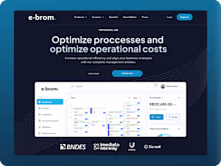 Cutting-edge UX/UI for E-brom SaaS