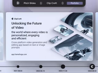 Pitch Deck for Ai Startup | ClipCraft