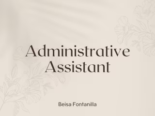 Executive/ Admin Assistant