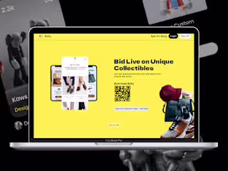 Bidly Landing Page Design | Framer Development