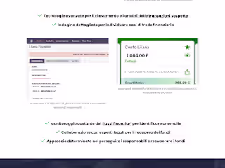 Scam Recovery System - Landing page