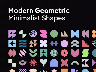 Modern Geometric Minimalist Shapes