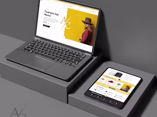 UX/UI Design and WP Development for custom hats - A Court Shop