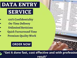 Data entry sample