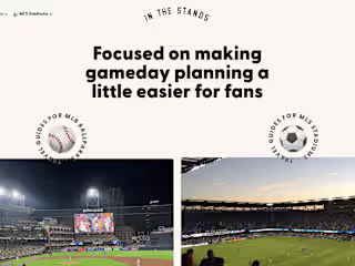Stadium Guide Website Creation