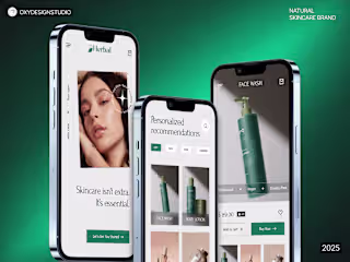 Herbal | Skincare App UI 