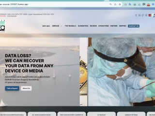 ADS DATA RECOVERY EXPERT
Website Design in Framer 
