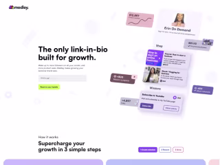 Framer Development for Medley.gg Startup