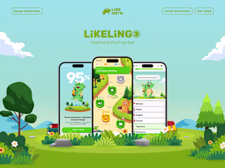 LikeLingo Design Explorations Inspired by Duolingo