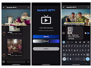 Serie25 Live HD TV chat app