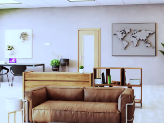 Modern Office Space Visualization