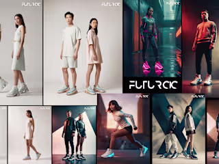 Futurcic Sneakers Store (Social Media Campaign)