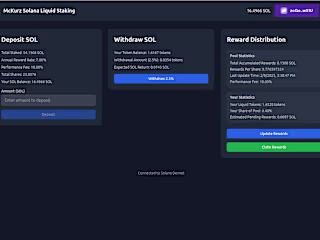 Solana Devnet Liquid Staking Pool