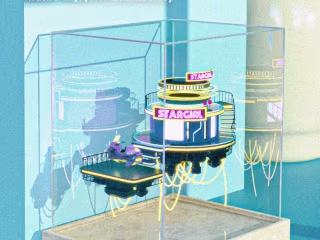 Flying Diner Miniature "STARGIRL"
