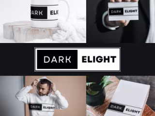 Dark Elight - Brand Design Mockups