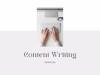 Content Writing 