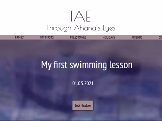 Single-Page Website - TAE