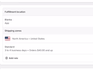 Free Shipping Setting 