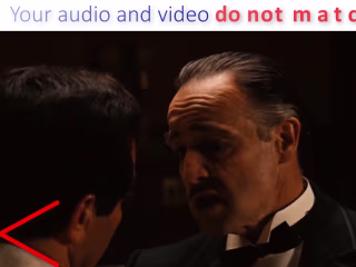 Syncing Audio and Video