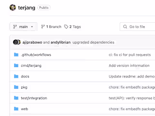https://github.com/andylibrian/terjang