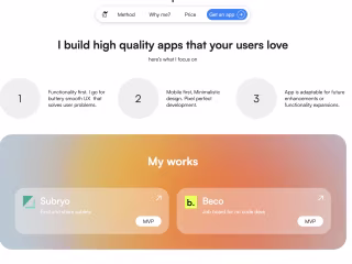 One Dev | MVP development