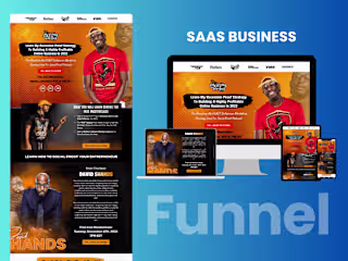 Gohighlevel Funnel Setup, landing page design and workflow