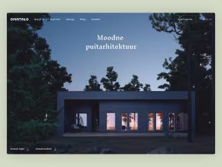 Soome maja website design & development