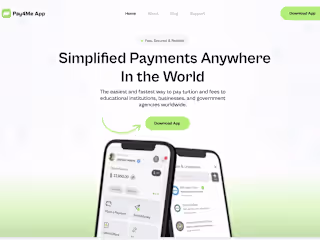 Pay4me App Landing Page Redesign