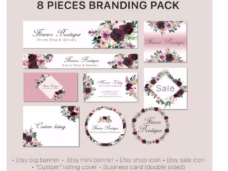 Premium Etsy Branding Kit with Logo