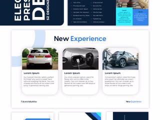 Presentation Template for an Electric Car Company