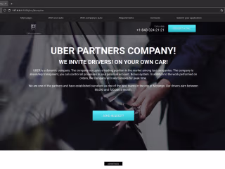 Taxi Business Card Website
